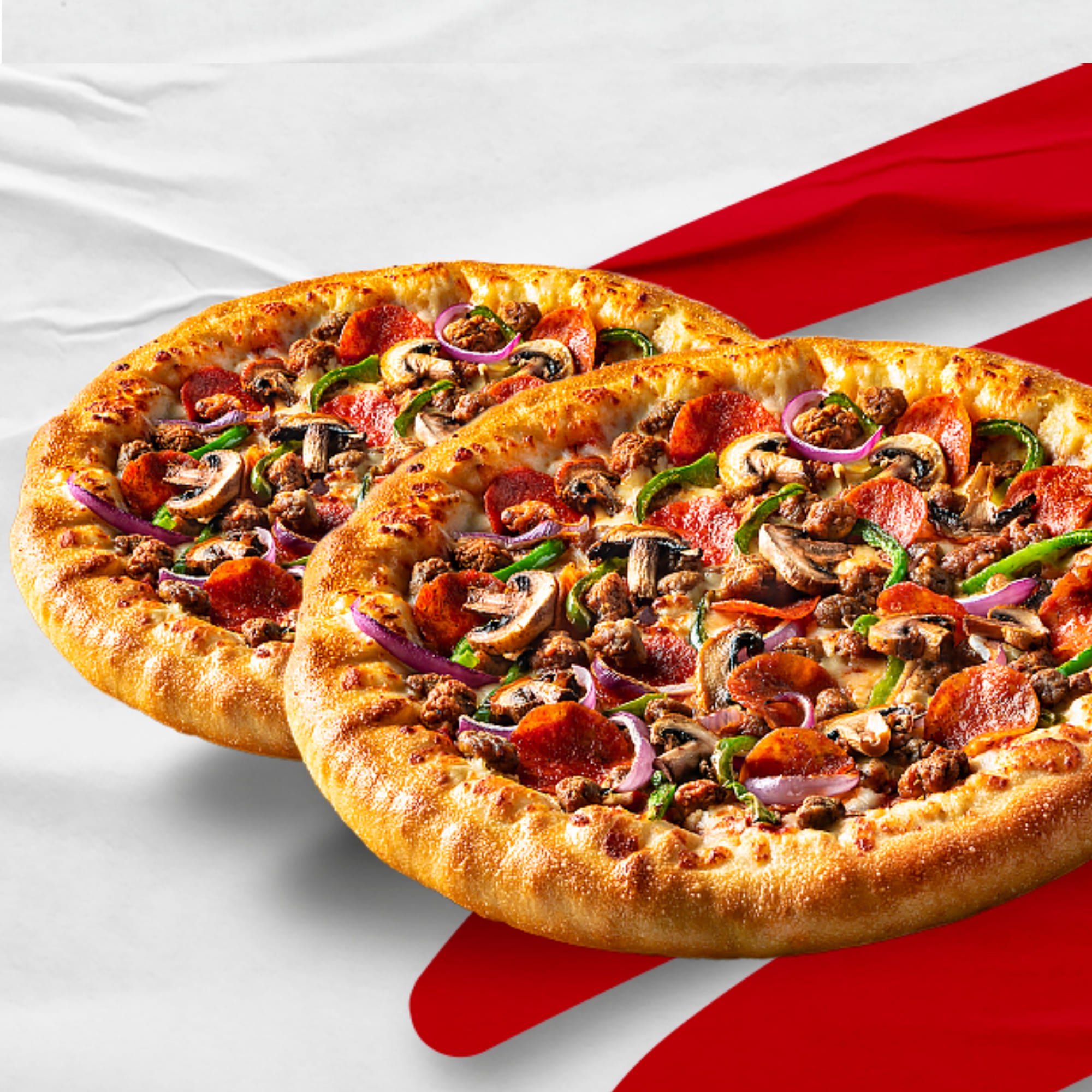 Promo 2 Pizzas Grandes Premium Suprema