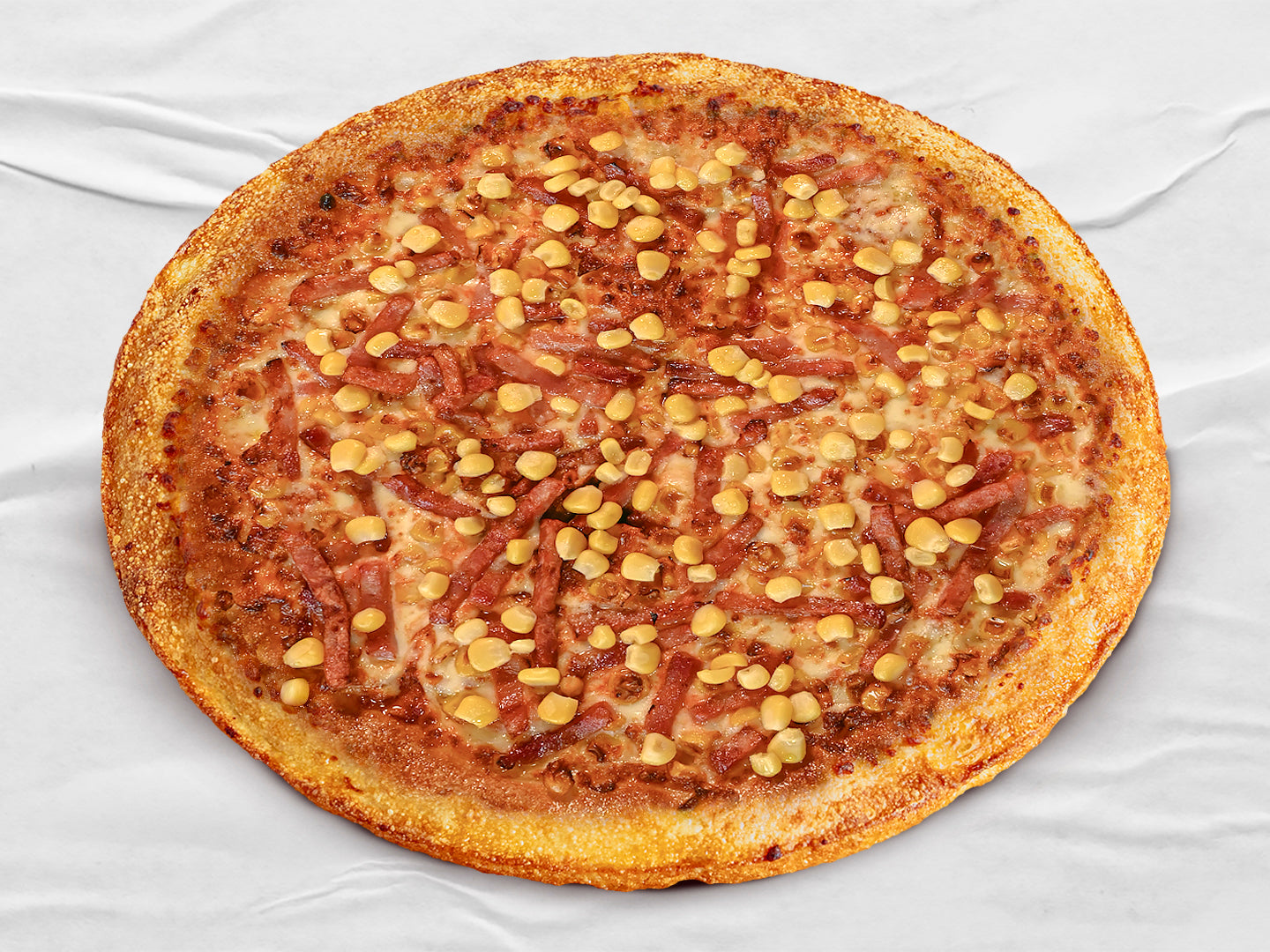 Pizza Tocino y Choclo