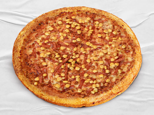 Pizza Tocino y Choclo