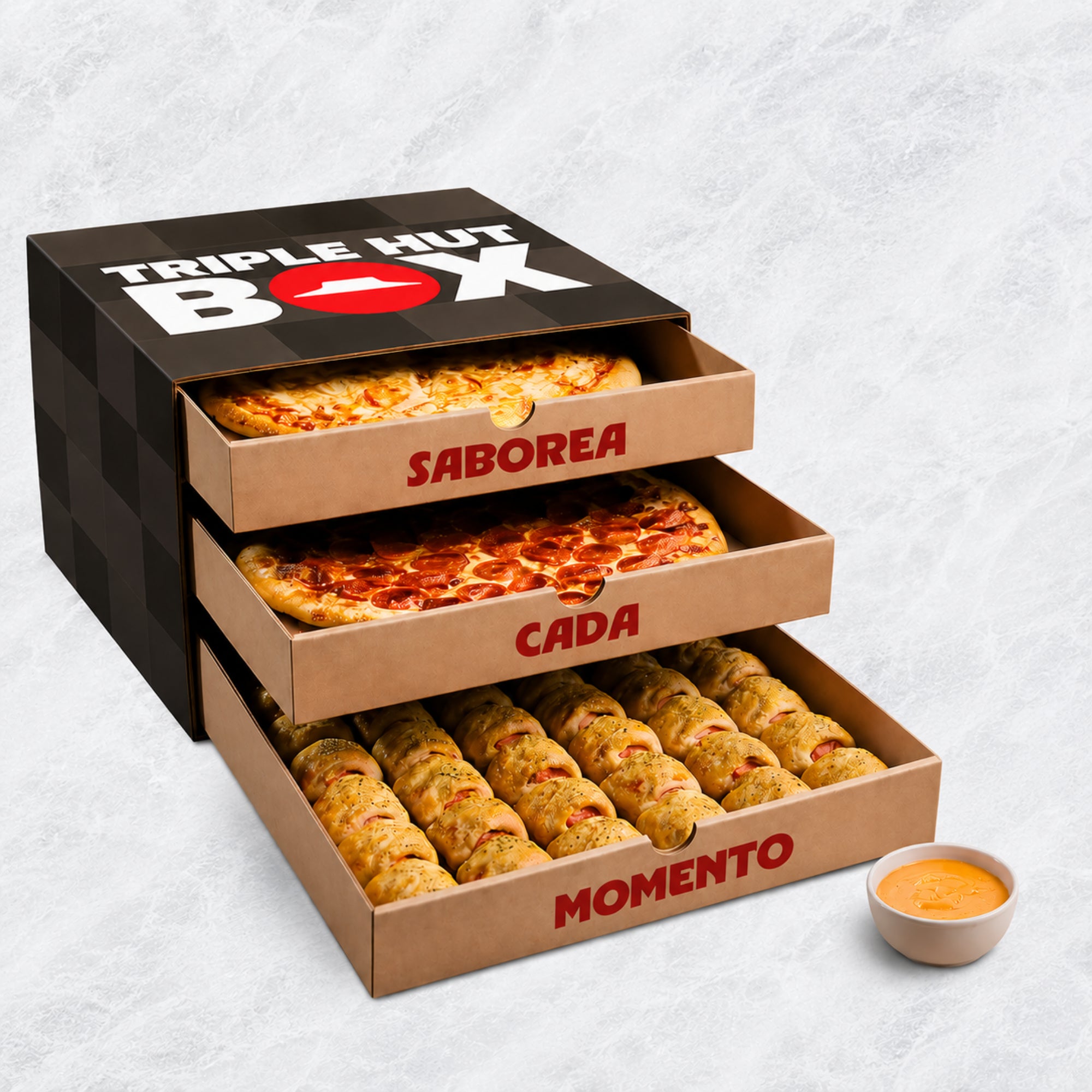 Combo Triple Hut Box