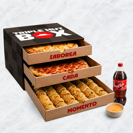 Combo Triple Hut Box + Gaseosa