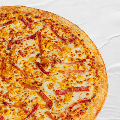 Pizza Jamón y Choclo