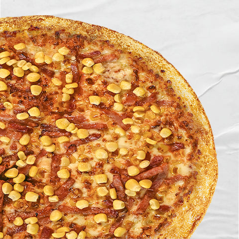 Pizza Tocino y Choclo